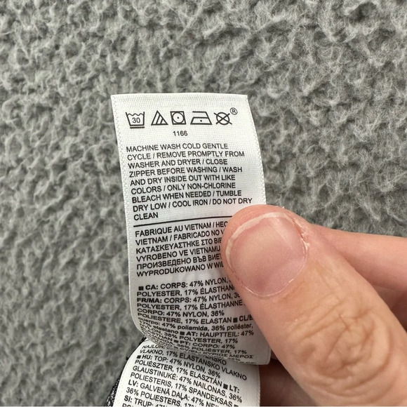 Athleta Delancey Textured Moto Tight Legging Herringbone Athletic Travel M x 28‎ - Picture 5 of 8